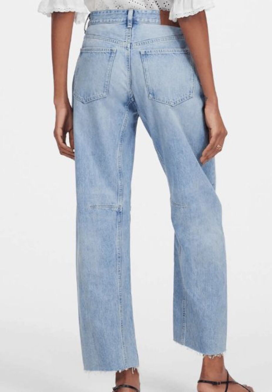 Madewell The Darted Barrel Leg Jeans- 31, EDMONSON WASH - Picture 2 of 10